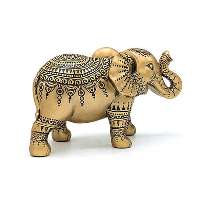 Deco Olifant goudkleurig Kopen thumb