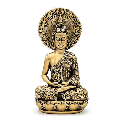 Bouddha méditation couleur or thumb