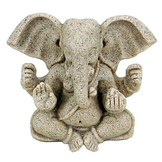 Ganesha estatuilla de resina y arenisca