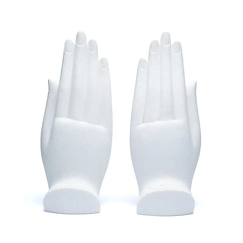 Namaste Mudra Hands with Buddhas white