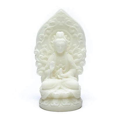 Quan Yin Figur weiss thumb