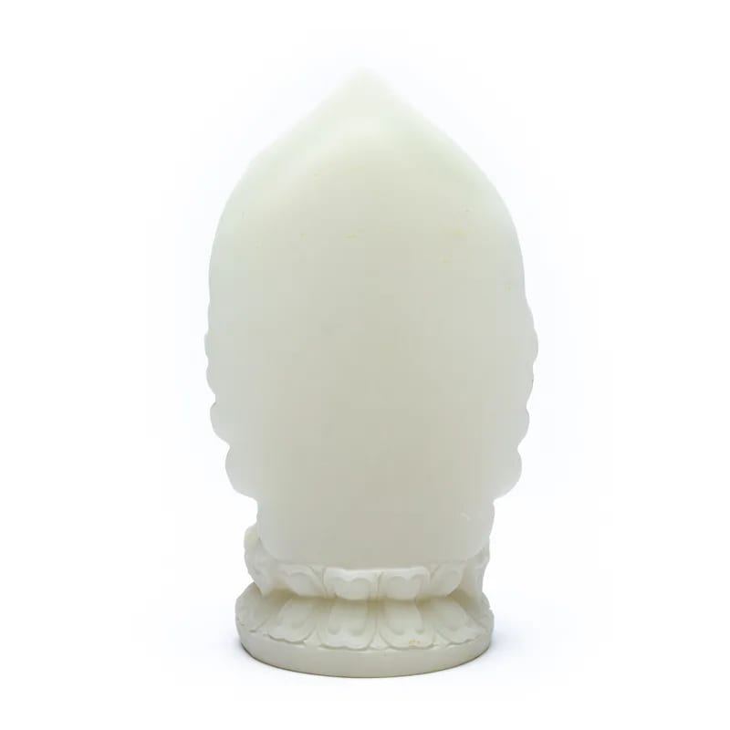 Quan Yin Figur weiss Polyresin