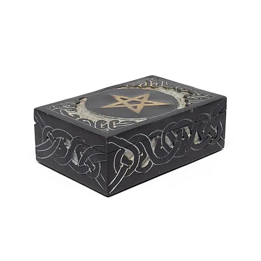 Tarot box Pentacle soapstone