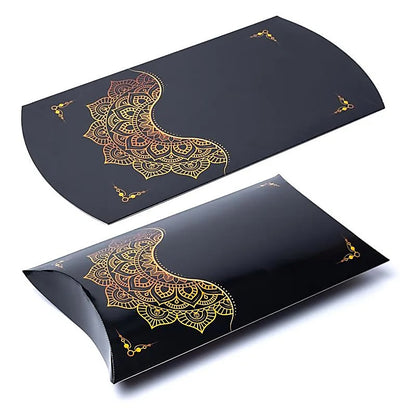 Pillow box XL black gold mandala flower thumb