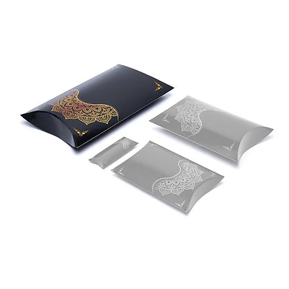 Pillow box XL black gold mandala flower wholesale thumb