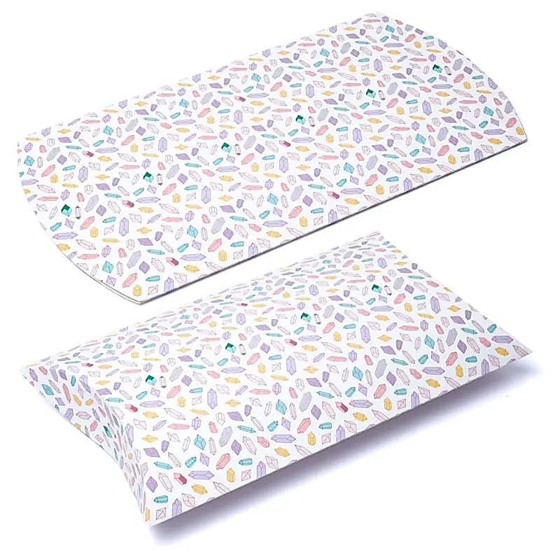 Pillow box XL multicolor diamonds