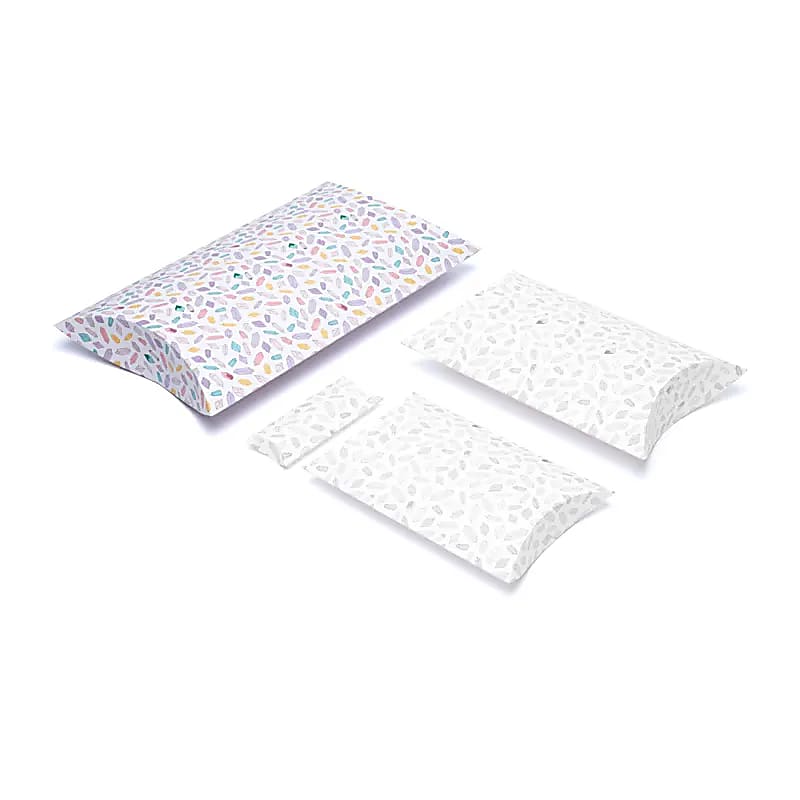 Pillow box XL multicolor diamonds