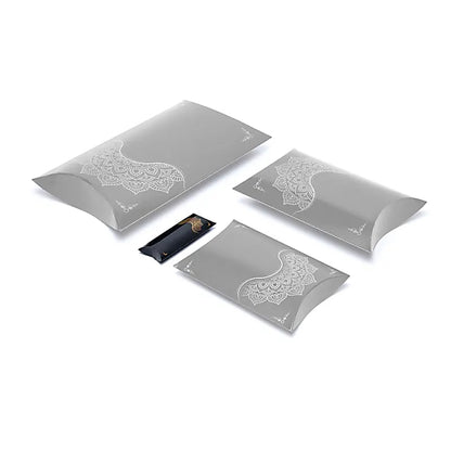Kissenbox S schwarz gold Mandala Blume großhandel thumb