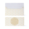 Enveloppe carte cadeau or blanc fleur de vie