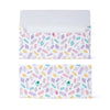 Enveloppe carte cadeau diamants multicolores