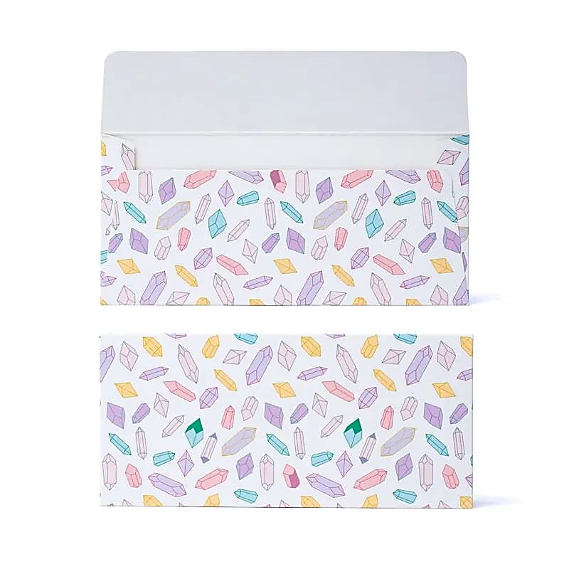 Sobre para tarjetas regalo diamantes multicolor