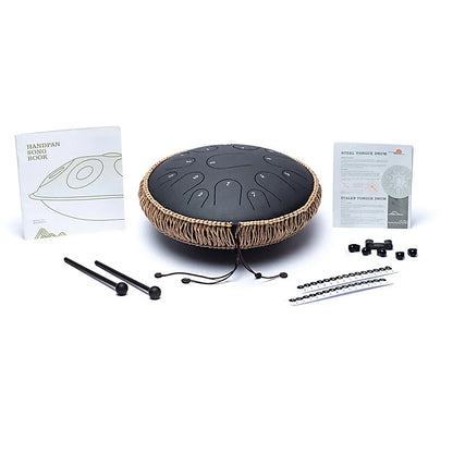Hluru Tongue drum 15 notes F#-minor Aeolian thumb