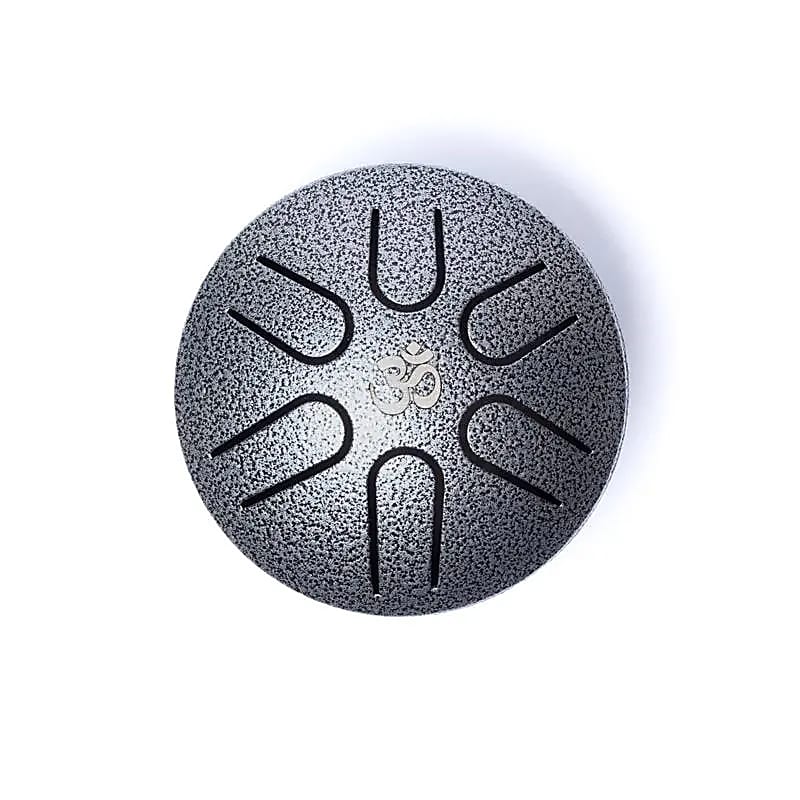 Hluru Mini Tambour à languette gris acier 6 notes La mineur de gros