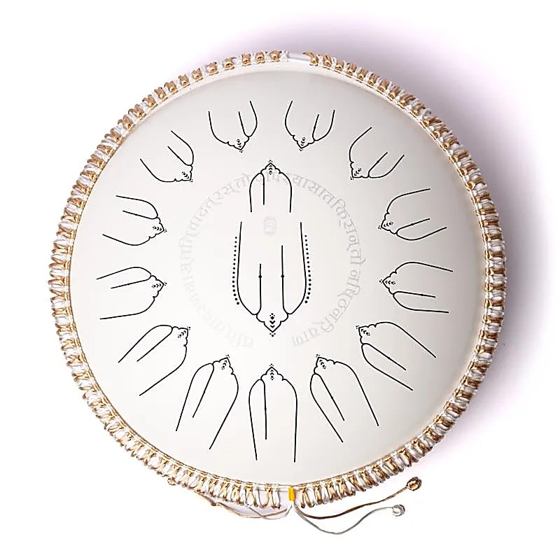 Hluru handpan/tongue drum hybrid 15 notes D-minor Kurd