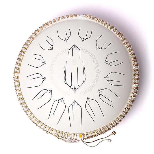 Hluru handpan/tambour à languette hybride 15 notes ré mineur Kurd