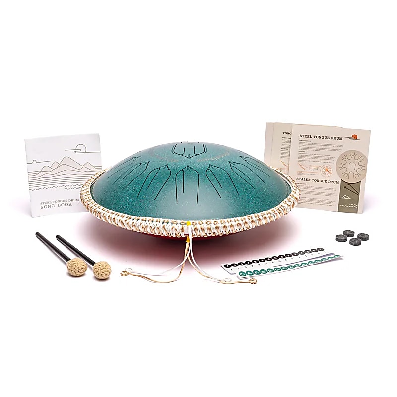 Hluru handpan/tambour à languettes hybride 15 notes en do majeur