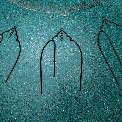 Hluru handpan/tambour à languettes hybride 15 notes en do majeur