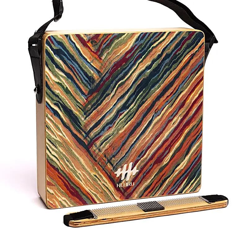 Hluru instrumento de percusión cajón de viaje