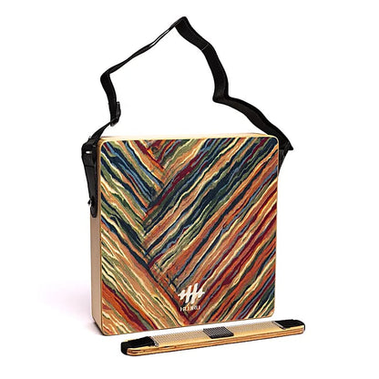 Hluru instrumento de percusión cajón de viaje Madera thumb