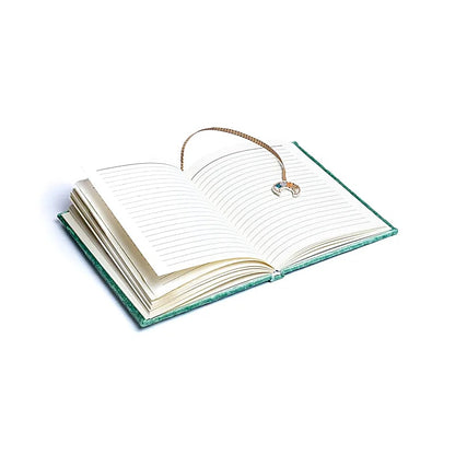 Notitieboek fluweel mint met maanfasen groothandel thumb