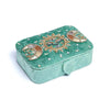 Jewellery / tarot box velvet mint with moon phases