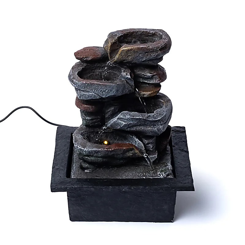 Rock water fountain L