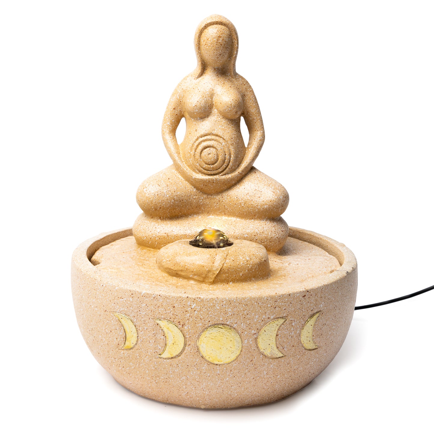 Fuente de agua Diosa & Fases Lunares
