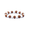 Bracelet rudraksha / coquillage