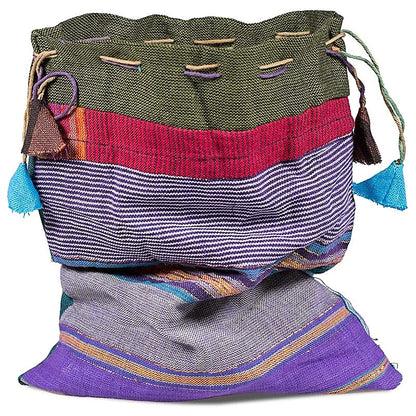 Vintage cotton bag mixed colours thumb