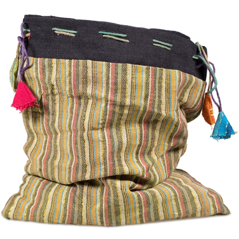 Vintage cotton bag mixed colours