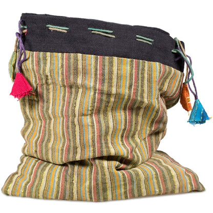 Vintage cotton bag mixed colours wholesale thumb