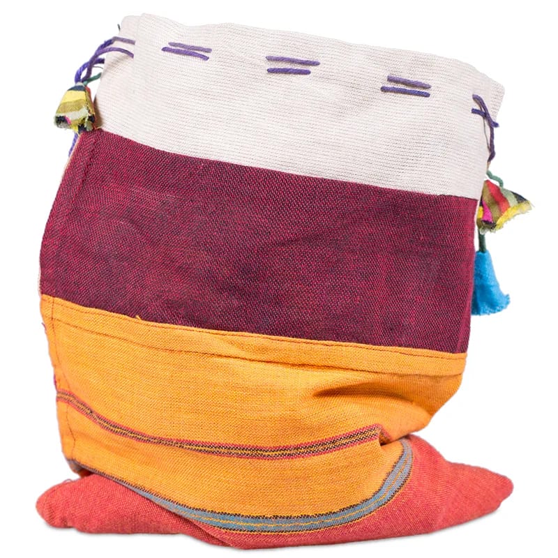 Vintage cotton bag mixed colours