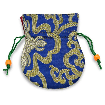 Brokaattasje blauw groothandel thumb