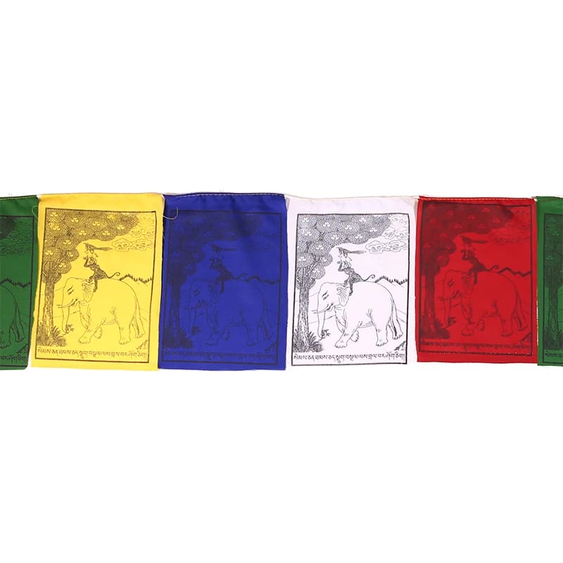 Banderas tibetanas "Los cuatro amigos"