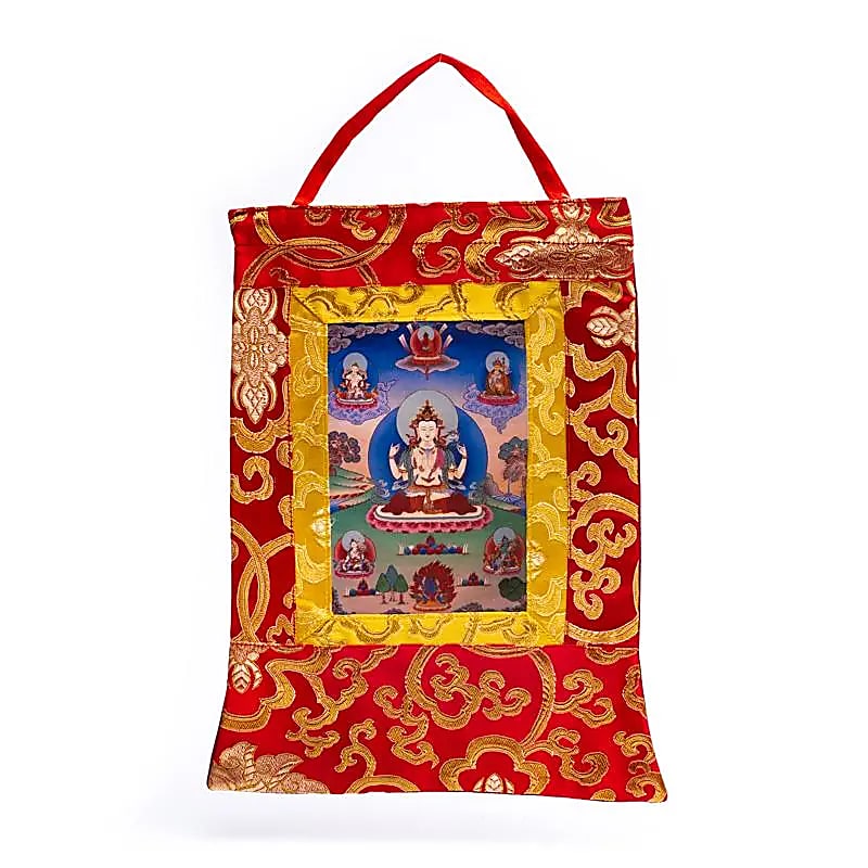 Chenrezig Thangka imprimée