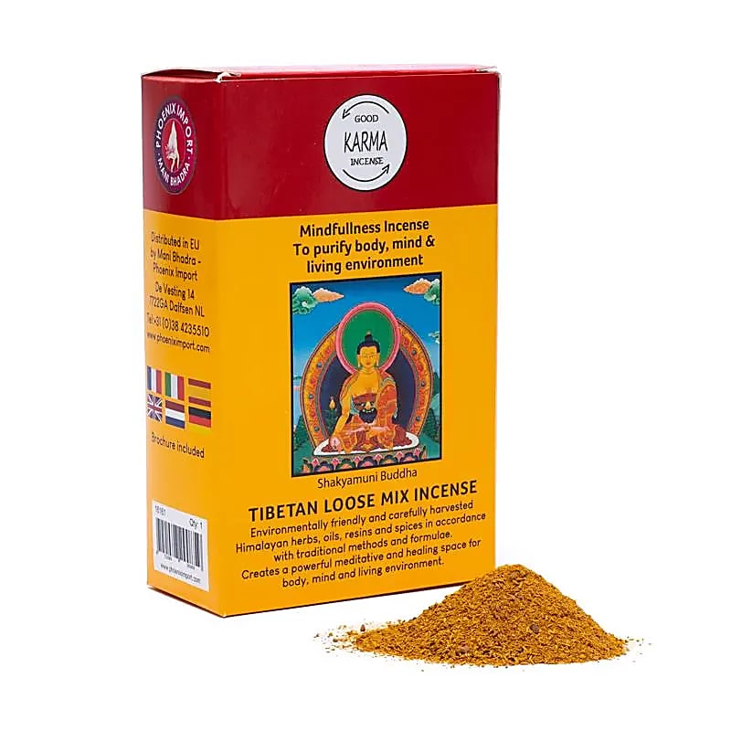 Incienso tibetano en polvo Concienciación