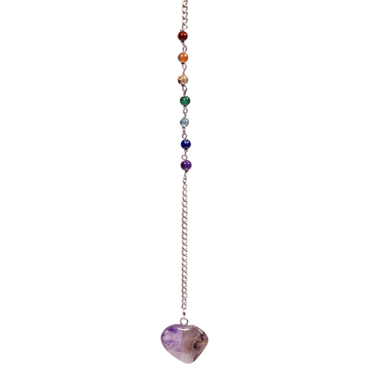 Pendolo in Ametista con catenina dei Chakra all’ingrosso thumb