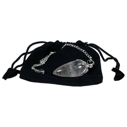 Lotus Pendulum Rock-Crystal pointed wholesale thumb