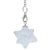 Rock-Crystal Merkaba Chakra pendulum eight-pointed