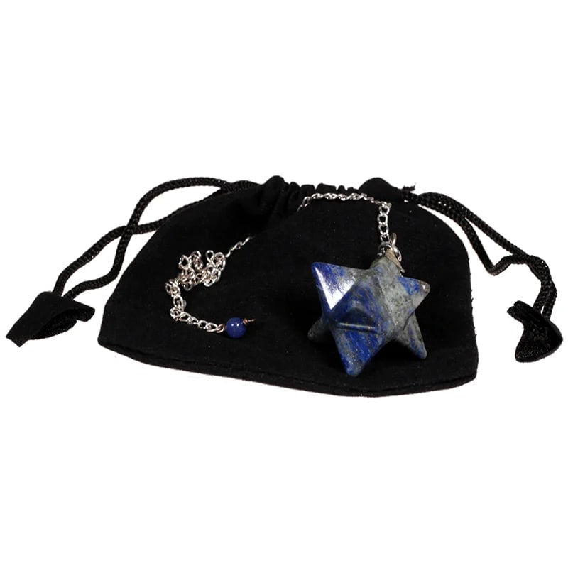 Lapis Lazuli Merkaba pendulum eight-pointed wholesale