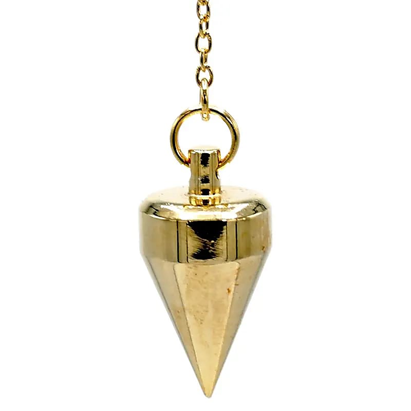 Péndulo de latón chapado oro