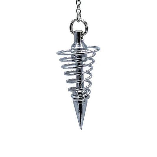 Pendulum brass chrome-coloured