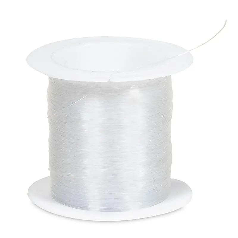Cordino in nylon 100 metri 0,2 mm trasparente