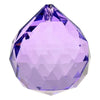 Cristallo arcobaleno Sfera viola - qualità AAA