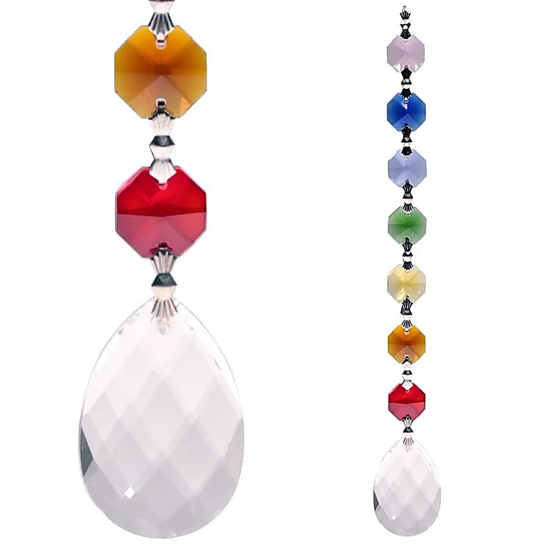 Cristal de fenêtre 7 Chakra Feng-Shui - Amrita
