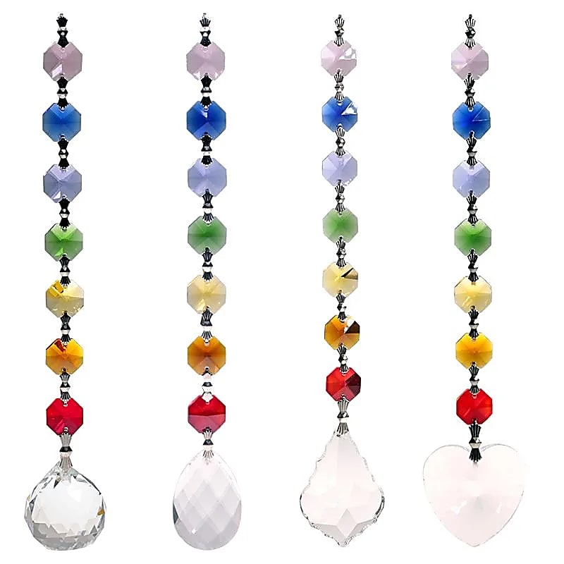 Set 4 Feng-Shui Chakra Crystal Strings