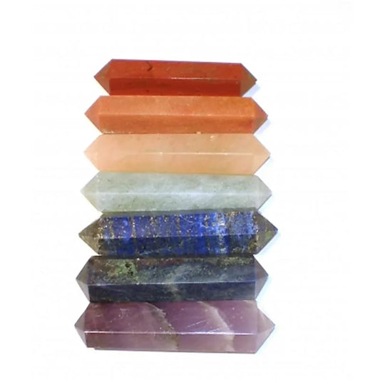SET de 7 piedras colores de los chakra