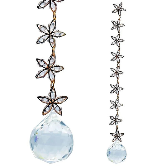 Stars and Unity Feng Shui crystal window decoration