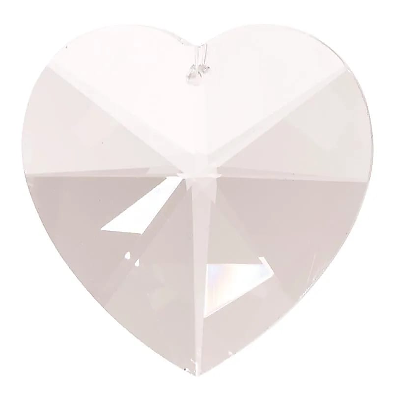 Cristal capteur de lumière en forme de coeur