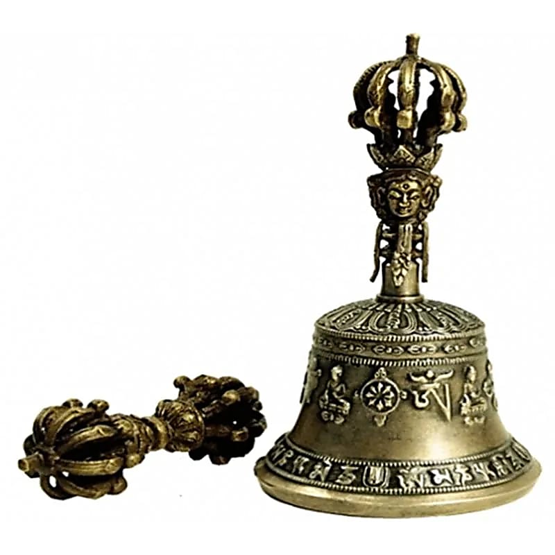 Dorje et Cloche laiton qualité supérieure - M